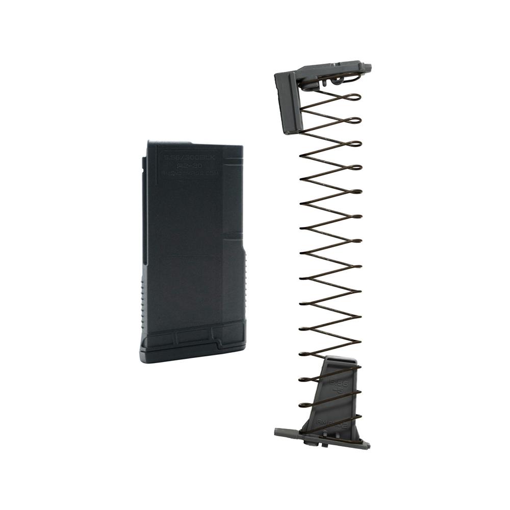 AMEND2 MOD A 5.56MM/300 BLK OUT 15/20 RD AR15 BLACK POLY STRAIGHTMAG 15RD CO COMP ( 50 PER CASE ) - View 3