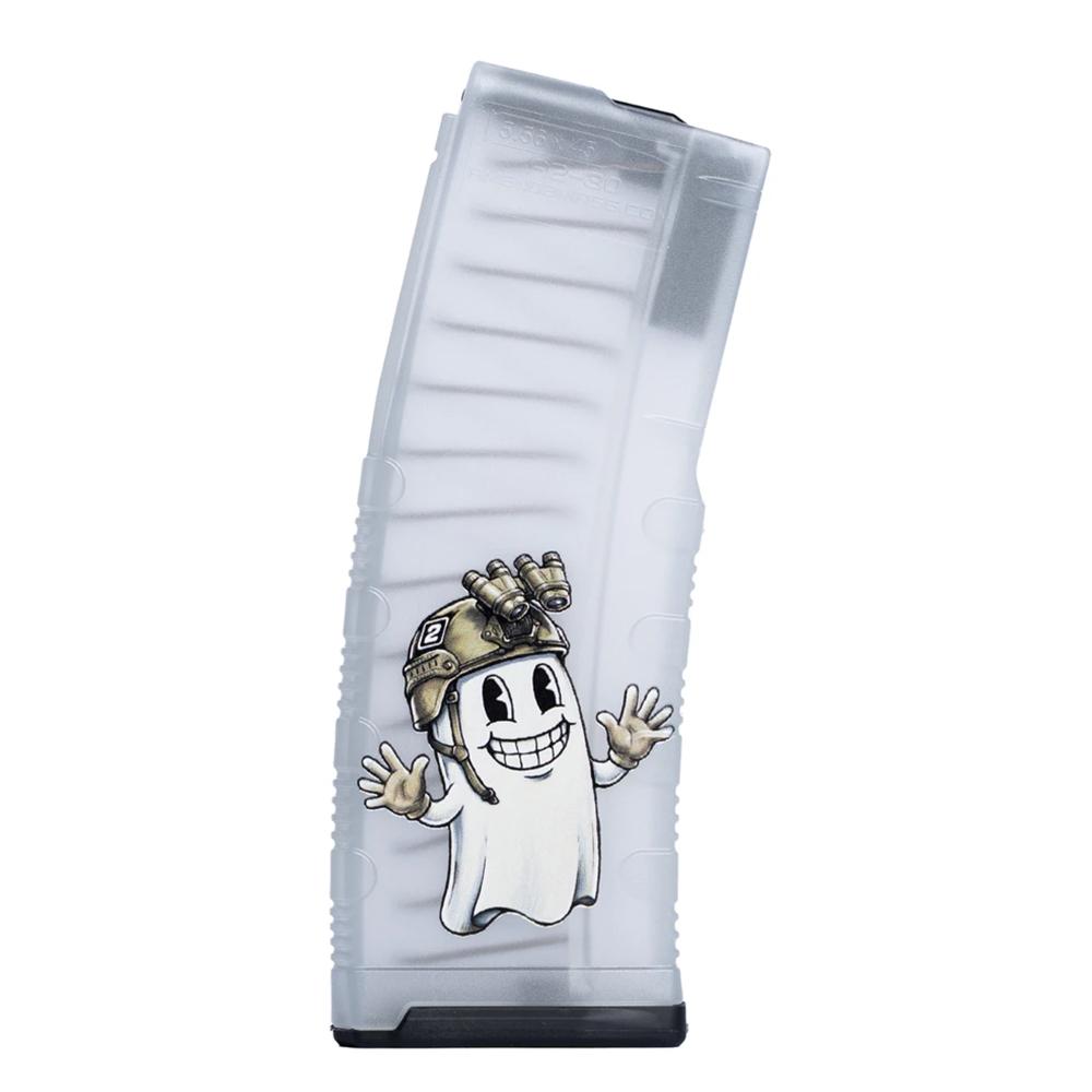 Amend2 Glow-in-the-Dark Tactical Ghost AR-15 Mod-C Rifle Magazine 5.56/.223 30/Rd