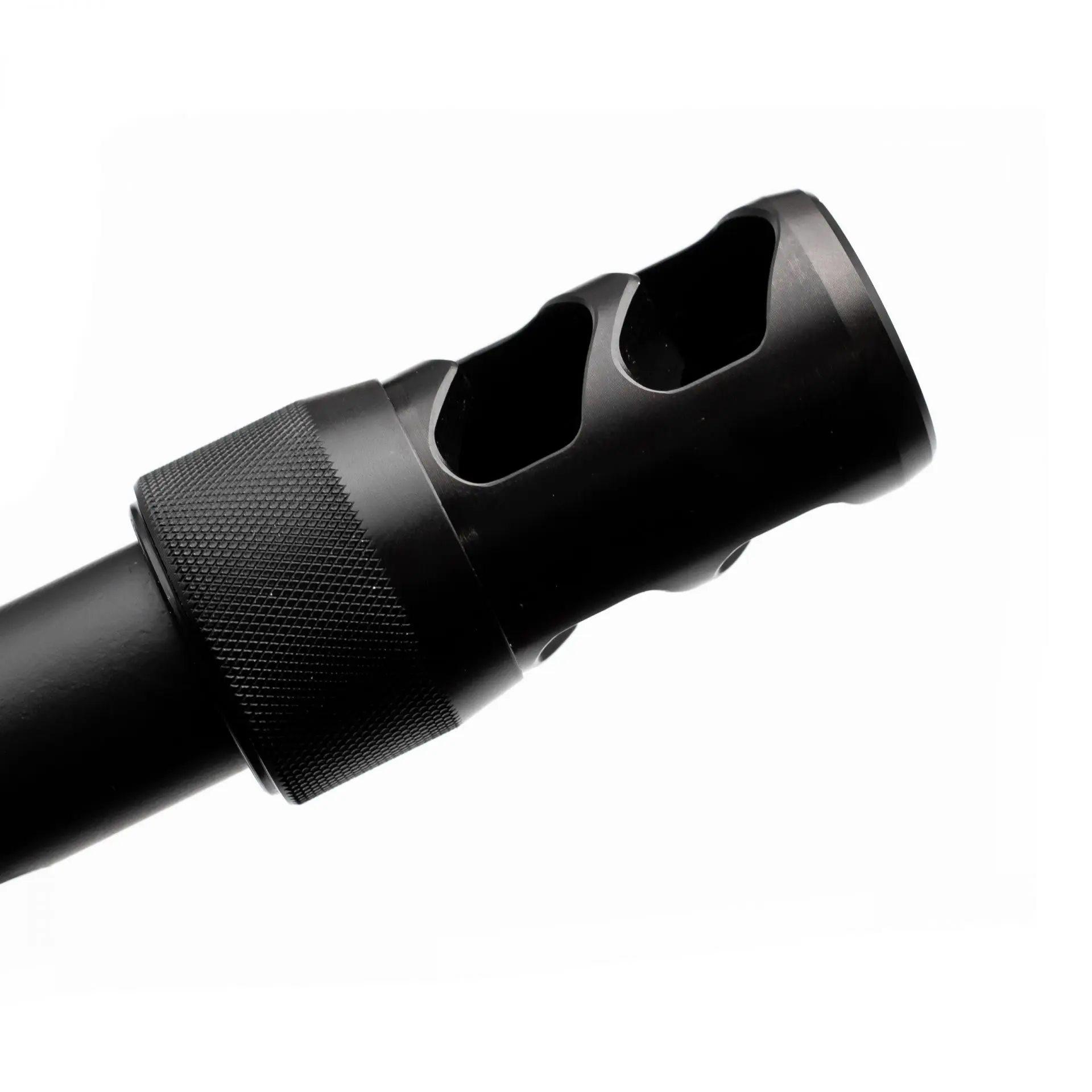 Area 419 Hellfire 2P-Self Timing Muzzle Brake w/ Adapter 6.5mm/30cal 1/2-28