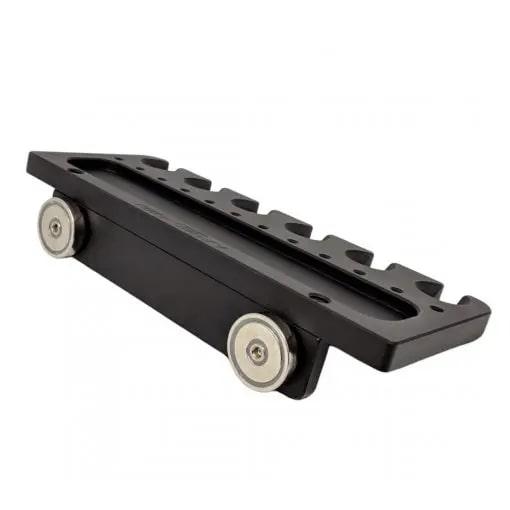 Area 419 419-RODRACK-BLK Cleaning Rod Storage Rack with Wall Mount Black - Area 419