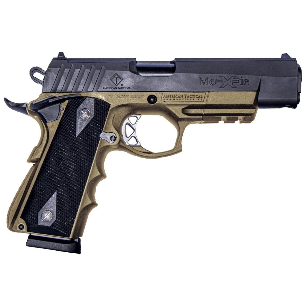 ATI FXH-45C Handgun .45 ACP 8rd Magazine 4.25 Barrel Black Slide FDE Frame-img-0