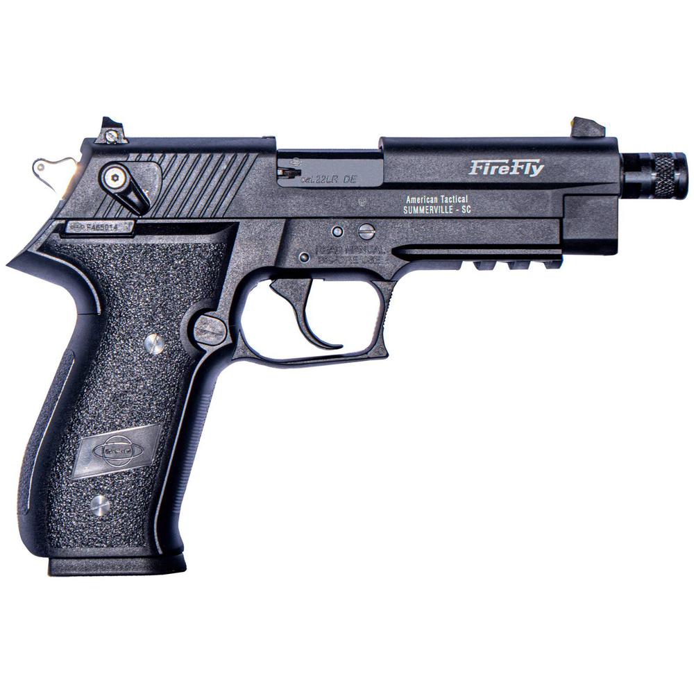 American Tactical Inc-ATI ATI GSG Firefly Handgun .22 LR 13rd Magazine(1) 4.9 Threaded Barrel Black Frame