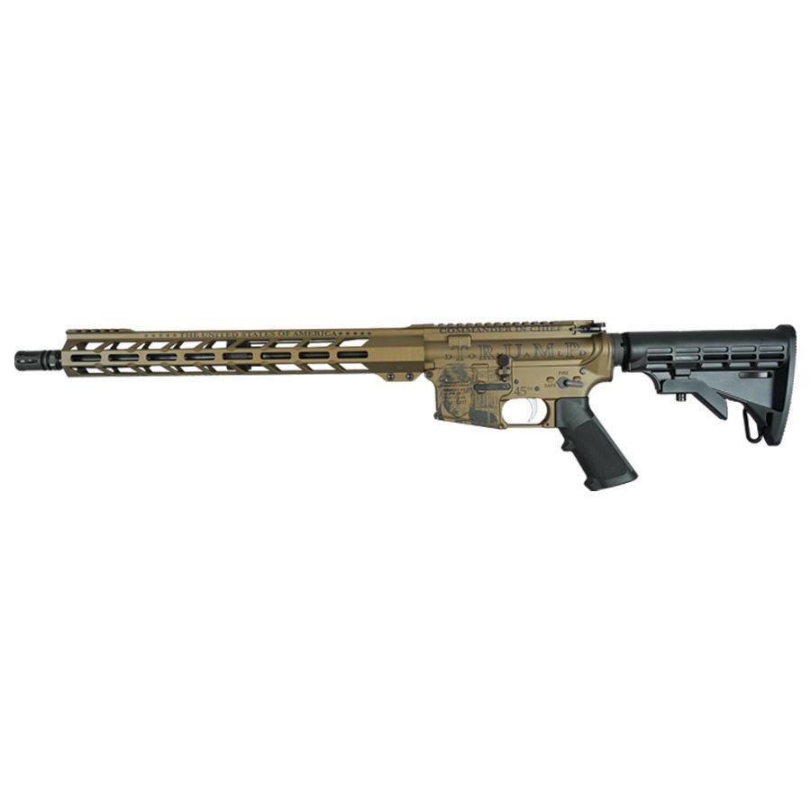 Anderson AM15 Utility Trump "Commander-in-Chief" Bronze Rifle 5.56mm 30rd Magazine 16" Barrel w/15" M-LOK Handguard