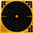 Allen EZ-Aim Splash Reactive Adhesive Bullseye Targets 12" Black/Yellow 25-Pack