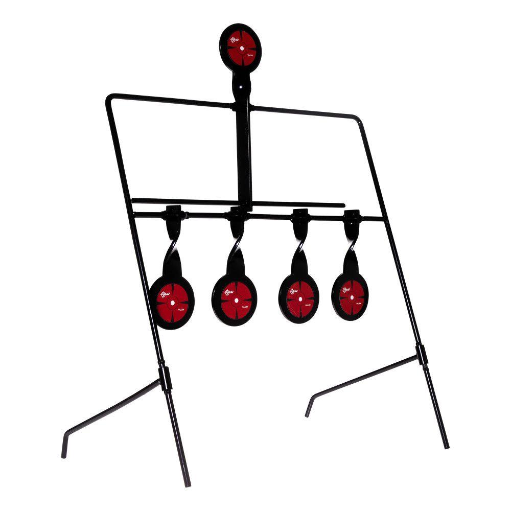 EZ-Aim Deflector Resetting Spinner Target System 16W x 22.25H Black/Red