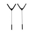 Allen EZ-Aim Clay Target Holder 4.5" Clay Targets (2-Pack) - Black