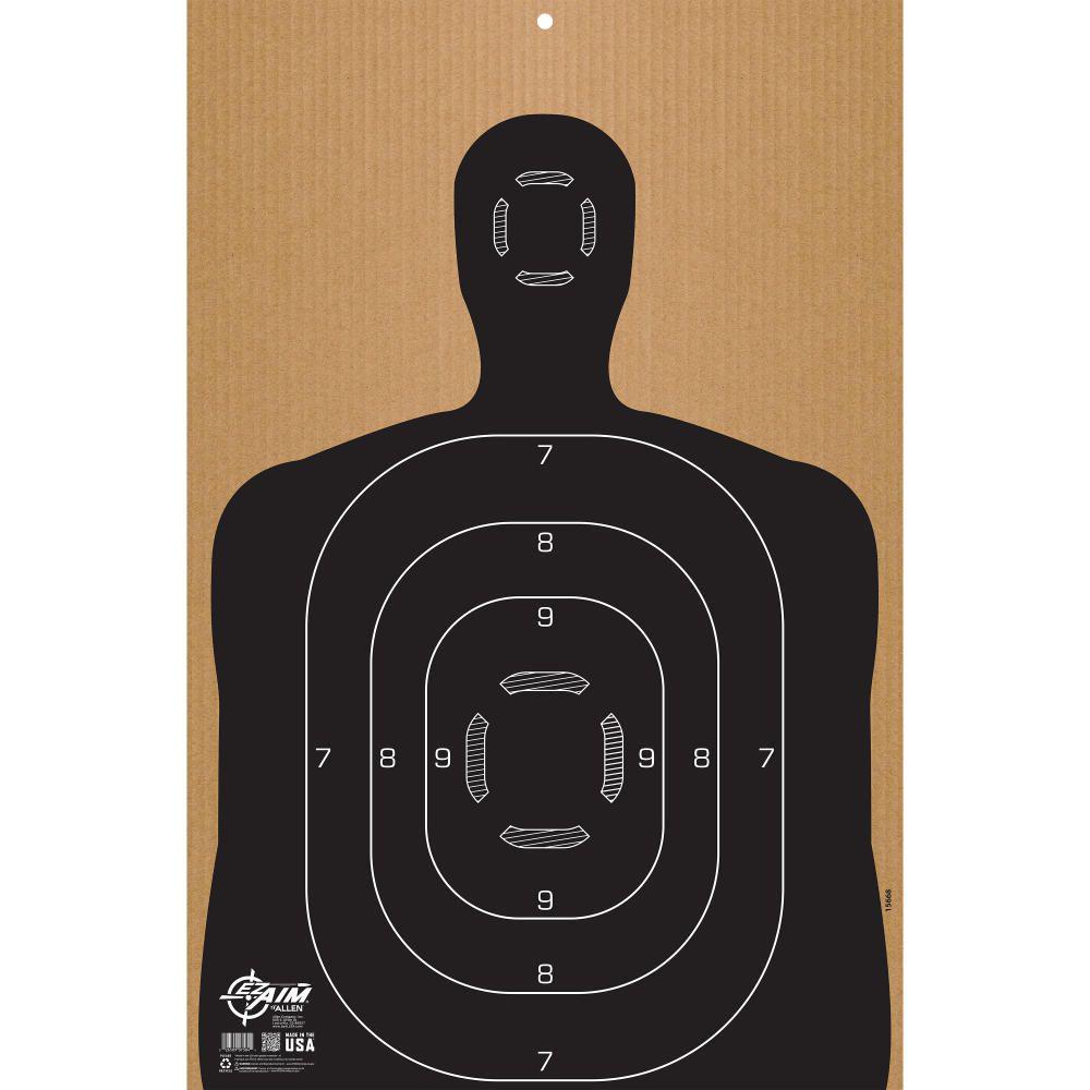 Allen EZ Aim Silhouette Corrugated Shooting Target B27 23 x 35
