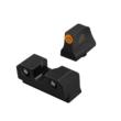 XS Sight Systems R3D 2.0 Suppressor-Height Night Sights for Glock 42/43/43x/48 (Orange Front/Black Rear)
