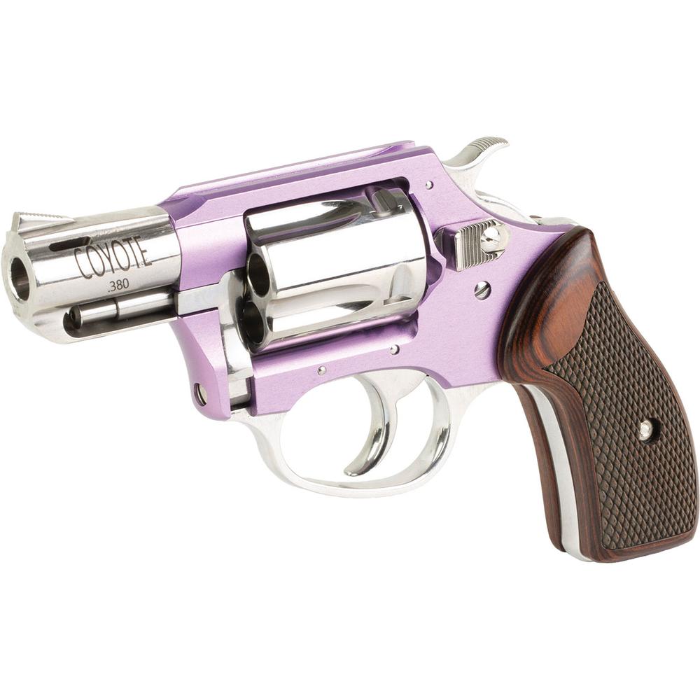 Charter Arms Coyote Lavender & SS .380 ACP 5 Shot 2'' Handgun