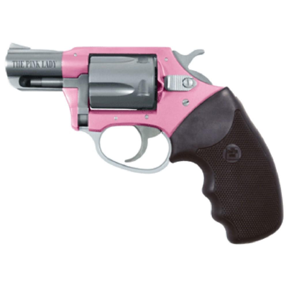 Charter Arms Pink Lady Handgun .38 Spl 5rd Capacity 2" Barrel Pink with Full Black Grip .38 Special