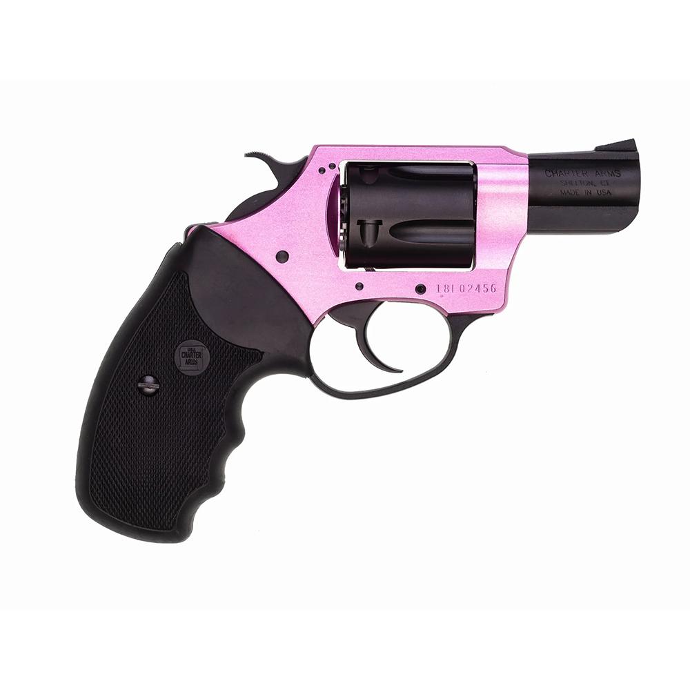 Charter Arms Pink Lady Undercover Lite Handgun .38 Spl 5rd Capacity 2 Barrel Full Grip-Refurbished
