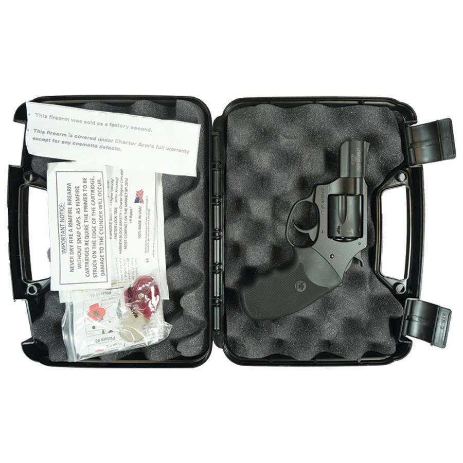 Charter Arms Black Passivate Handgun .38 Spl 5rd Capacity 2" Barrel - Refurbished