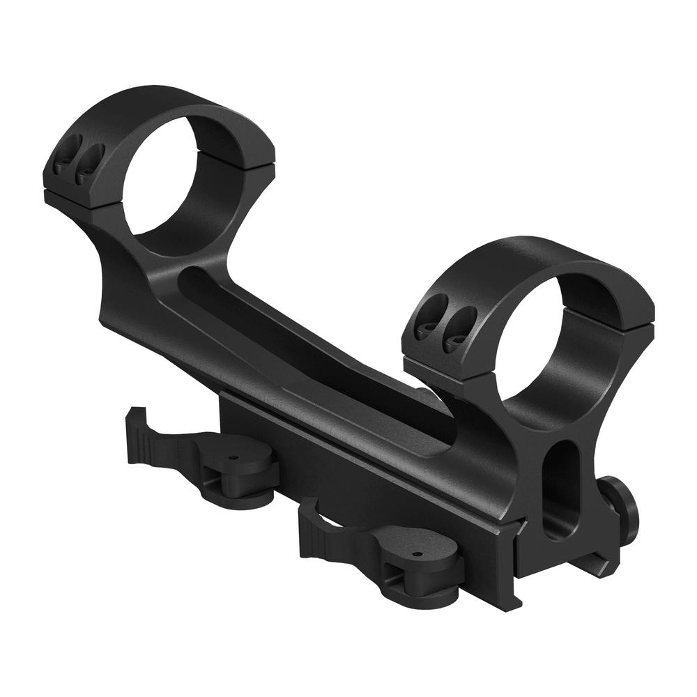 American Technologies Network ATN 1-Piece Dual Cantilever Quick Detach Scope Mount 30mm QDM Black