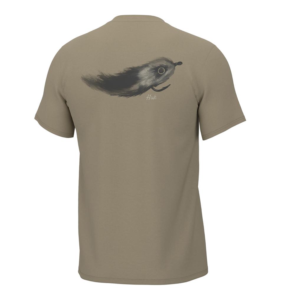 Huk Streamer Fly Short Sleeve Shirt Overland Trek-img-0