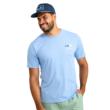 HUK FISH FLAG TEE MAROLINA BLUE SS XL