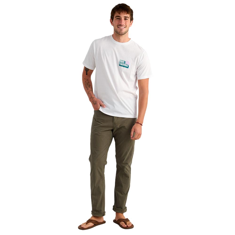 Huk Bait 'N Fetch Short Sleeve Tee White L