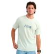HUK SCRIPT SS TEE PALE ALGAE HTHR SIZE L