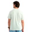 HUK SCRIPT SS TEE PALE ALGAE HTHR SIZE S