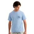 MARLIN CIRCLE SS POCKET TEE CERULEAN SIZE M