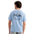 MARLIN CIRCLE SS POCKET TEE CERULEAN SIZE XL
