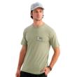 HUK BORN WAVE SS TEE SEAGRASS SIZE M