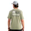 HUK BORN WAVE SS TEE SEAGRASS SIZE S