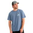 HUK BORN WAVE SS TEE STORMY BLUE SIZE XL