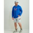 HUK ICON LS CREW OCEAN BLUE LS XXL