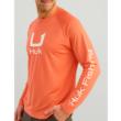HUK ICON LS CREW FRESH SALMON LS XL