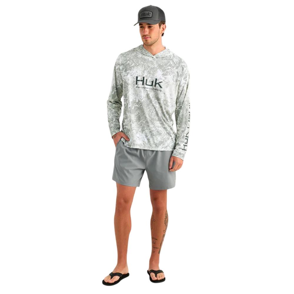 Huk Mossy Oak Pursuit Performance Hoodie MO Seagrass L