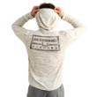 DRIFT PRINTED HOODIE SILVER BIRCH SIZE L