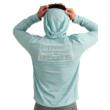 DRIFT PRINTED HOODIE HERON BLUE SIZE S