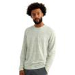 DRIFT PRINTED LS CREW PALE ALGAE SIZE S