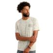 DRIFT PRINTED SS CREW SILVER BIRCH SIZE S