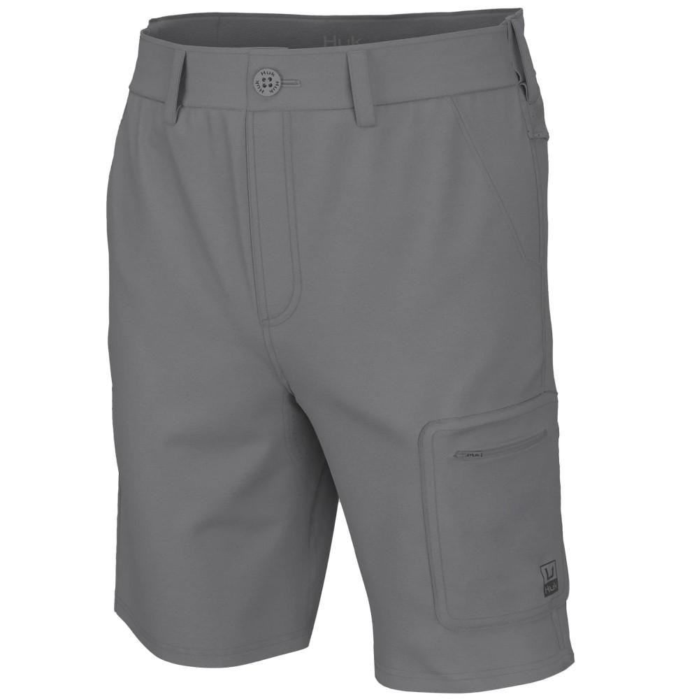 Huk Next Level 10.5 Shorts Overcast Grey-img-0