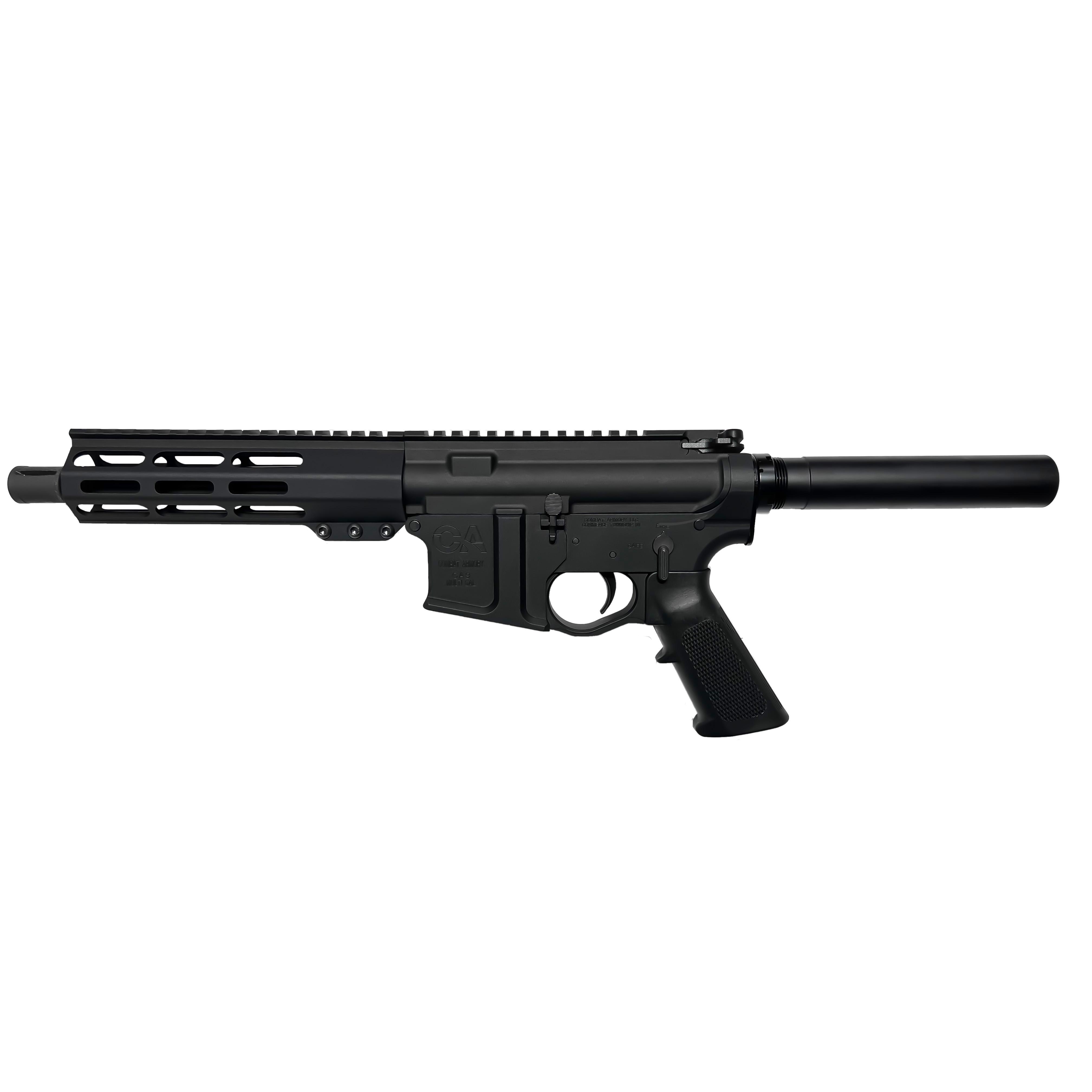 Combat Armory CA-15 Pistol 300 Blackout 10rd Magazine (1) 7.5 Barrel 7'' Full Pic M-LOK Rail