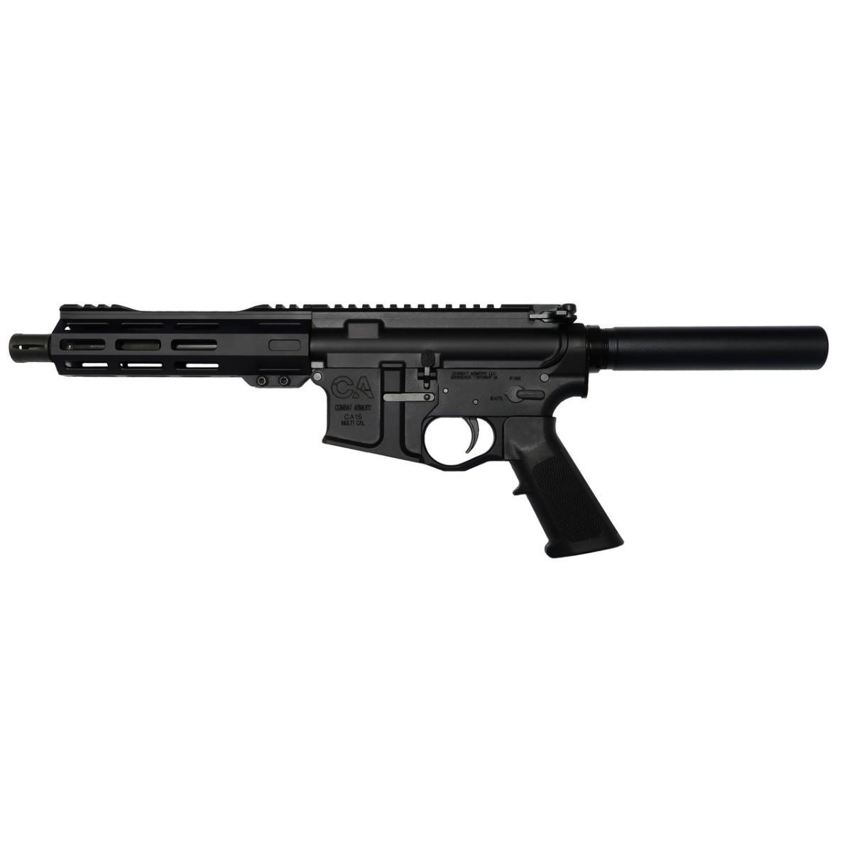 Combat Armory CA-15 Pistol 300 Blackout 10rd Magazine (1) 7.5 Barrel 7'' Slim Pic M-LOK Rail