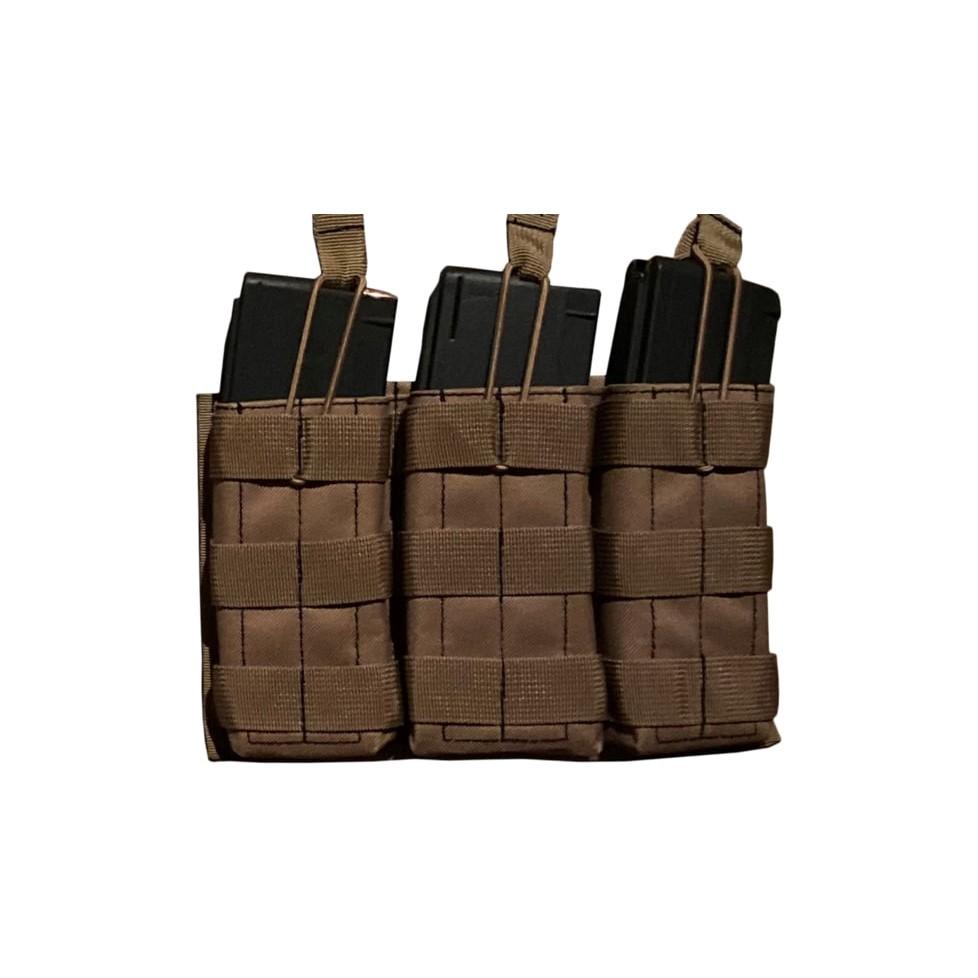 Advance Warrior Solutions Open Top Triple Mag Pouch-img-0