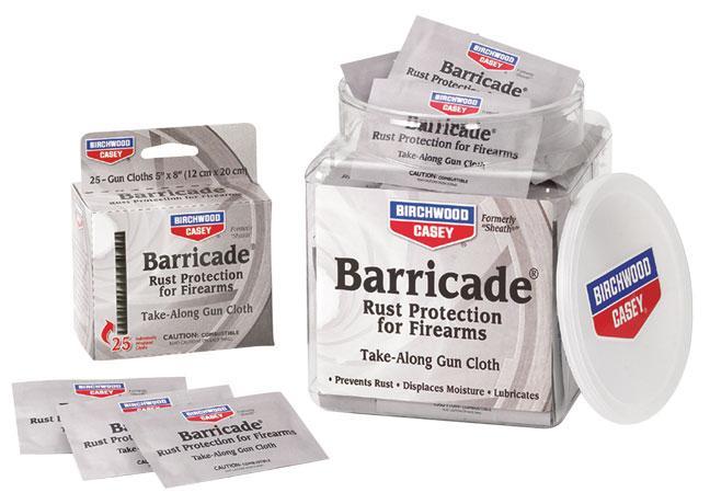 Iron Valor Armory Birchwood Casey Barricade Rust Protection Take-alongs 25 Wipes