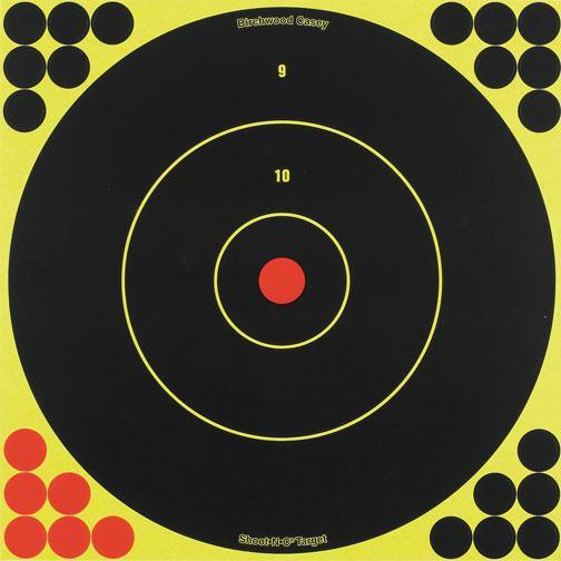 Iron Valor Armory Birchwood Casey Shoot-n-c 12in Bulls-eye Target - 5-PK