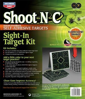 Iron Valor Armory Birchwood Casey Shoot-n-c 12 Sight-in Target KIT - 4-PK (4 - 12)