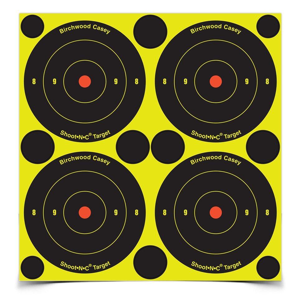 Birchwood Casey Shoot-N-C 34375 Self-Adhesive Paper Air/Rimfire Rifle-img-0