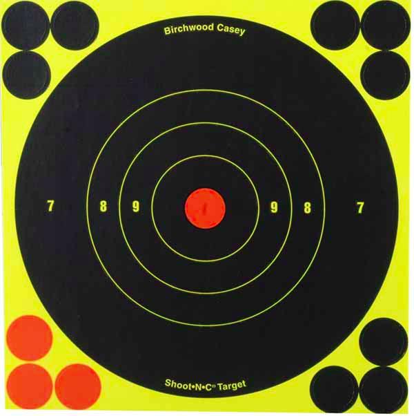 Birchwood Casey Shoot-N-C 6 Reactive Self-adhesive Targets-img-0
