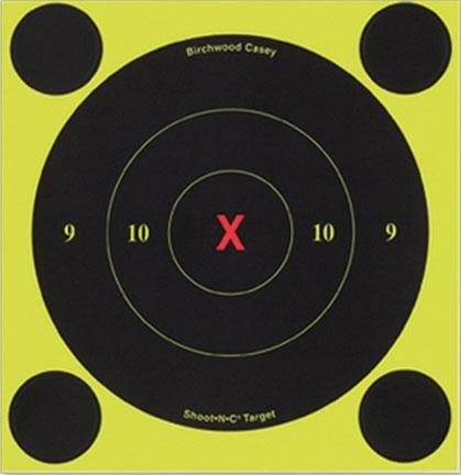 Iron Valor Armory Birchwood Casey Shoot-n-c 6 X-bull's-eye Target - 60-PK