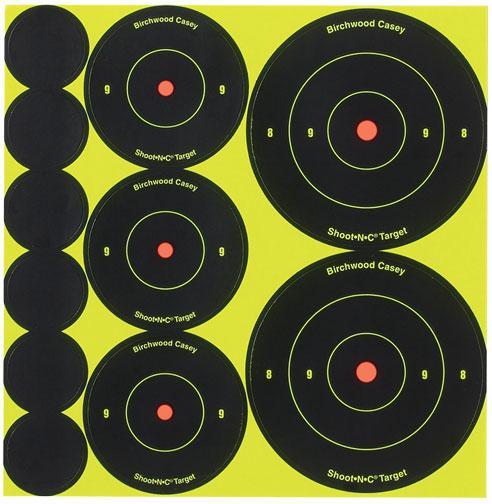Iron Valor Armory Birchwood Casey Shoot-n-c 1, 2, 3 Bull's-eye 12-PK
