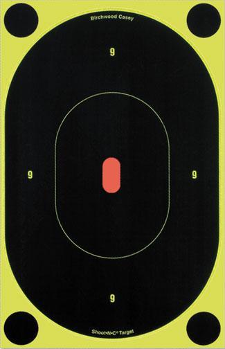 Iron Valor Armory Shoot-n-c 7 Oval Silhouette Target - 12-PK