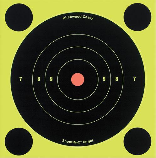 Iron Valor Armory Shoot-n-c 8 Bull's-eye Target - 30-PK