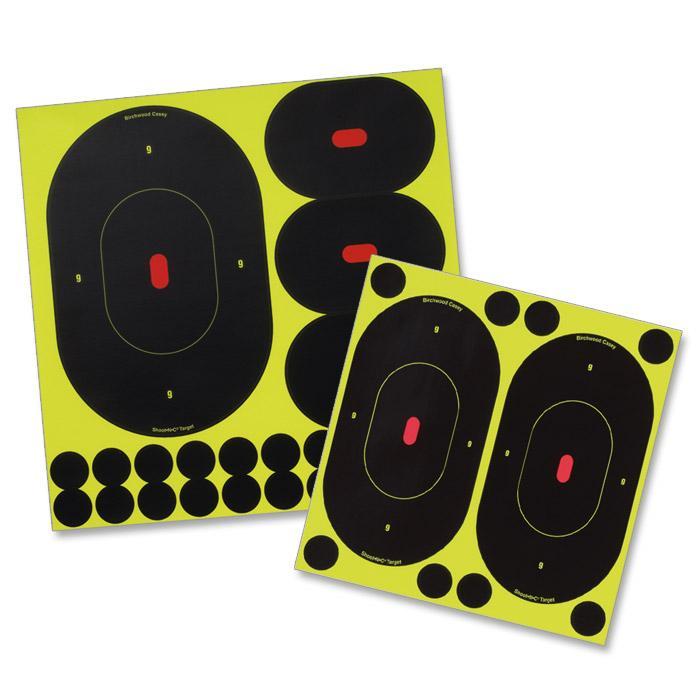 Iron Valor Armory Shoot-n-c 9 & 4 Oval Silhouette Assortment - 5-9, 15-4.75 & 100-1 PK Ammunition