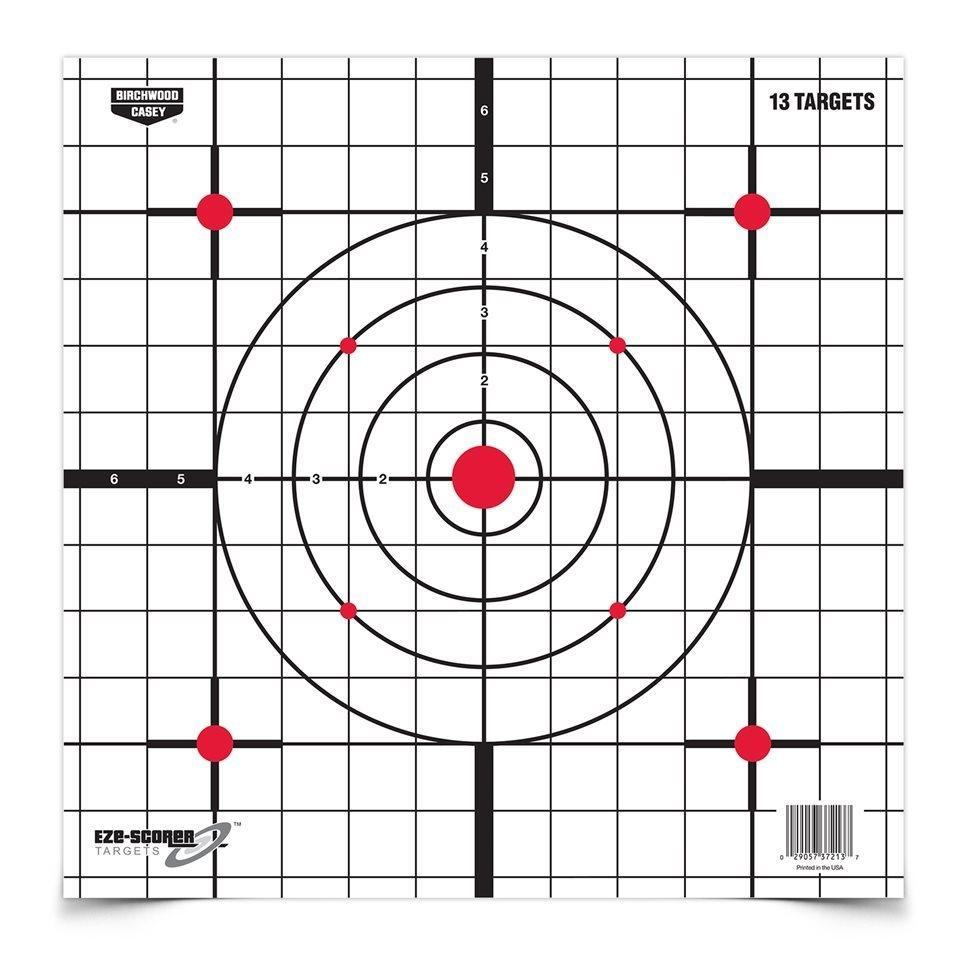 Iron Valor Armory Eze-scorer 12 Sight-in Paper Target - 13-PK
