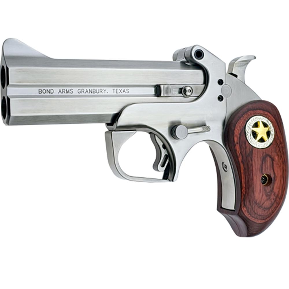 Bond Arms Rustic Ranger Handgun .45 LC/.410 2rd Capacity 4.25" Barrel Rosewood Grip with Holster .45 Colt